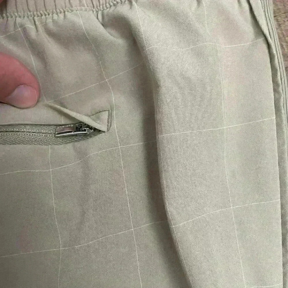 Athleta Brooklyn Textured Jogger Women's Size 18 Retro Windowpane Pull On Pants - Picture 9 of 14